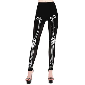 kalhoty dámské (legíny) DEVIL FASHION - PT036 XS