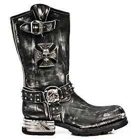 NEW ROCK VINTAGE RASPADO MOTOROCK T.ACERO Černá 39